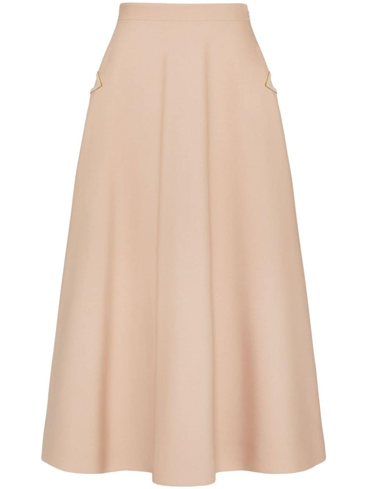 Valentino Crepe Couture Midi Skirt