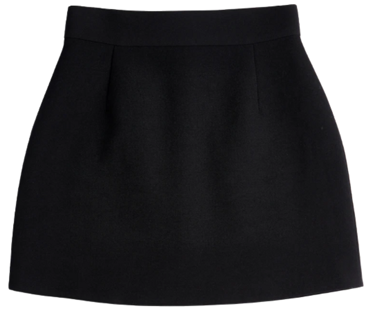 Tod's Black Mini Skirt