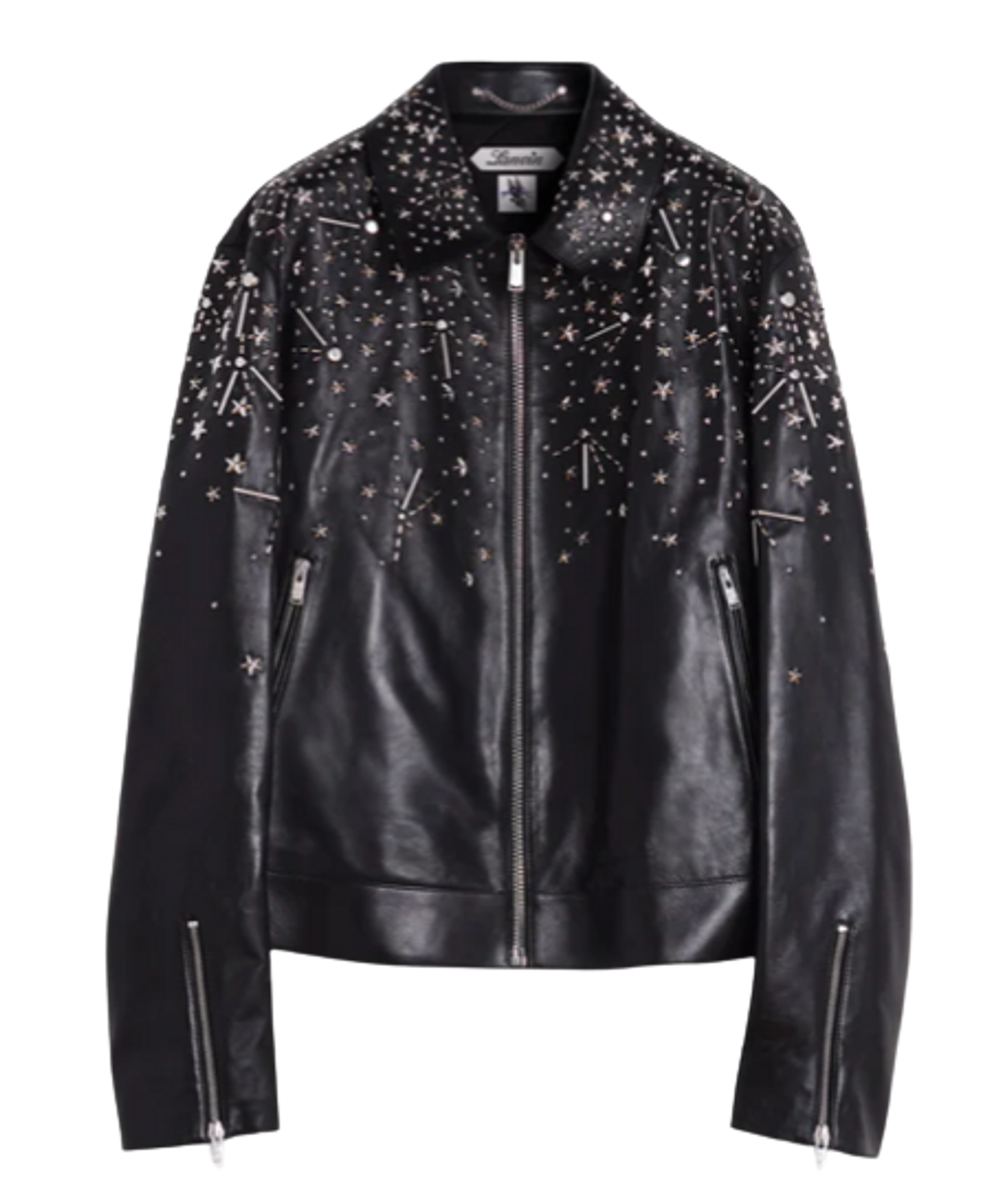 Lanvin × Future Merch Black Classic Studded Jacket