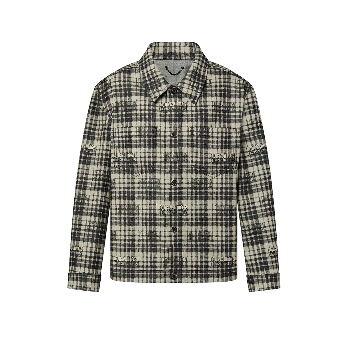 Louis Vuitton Checked Denim Overshirt