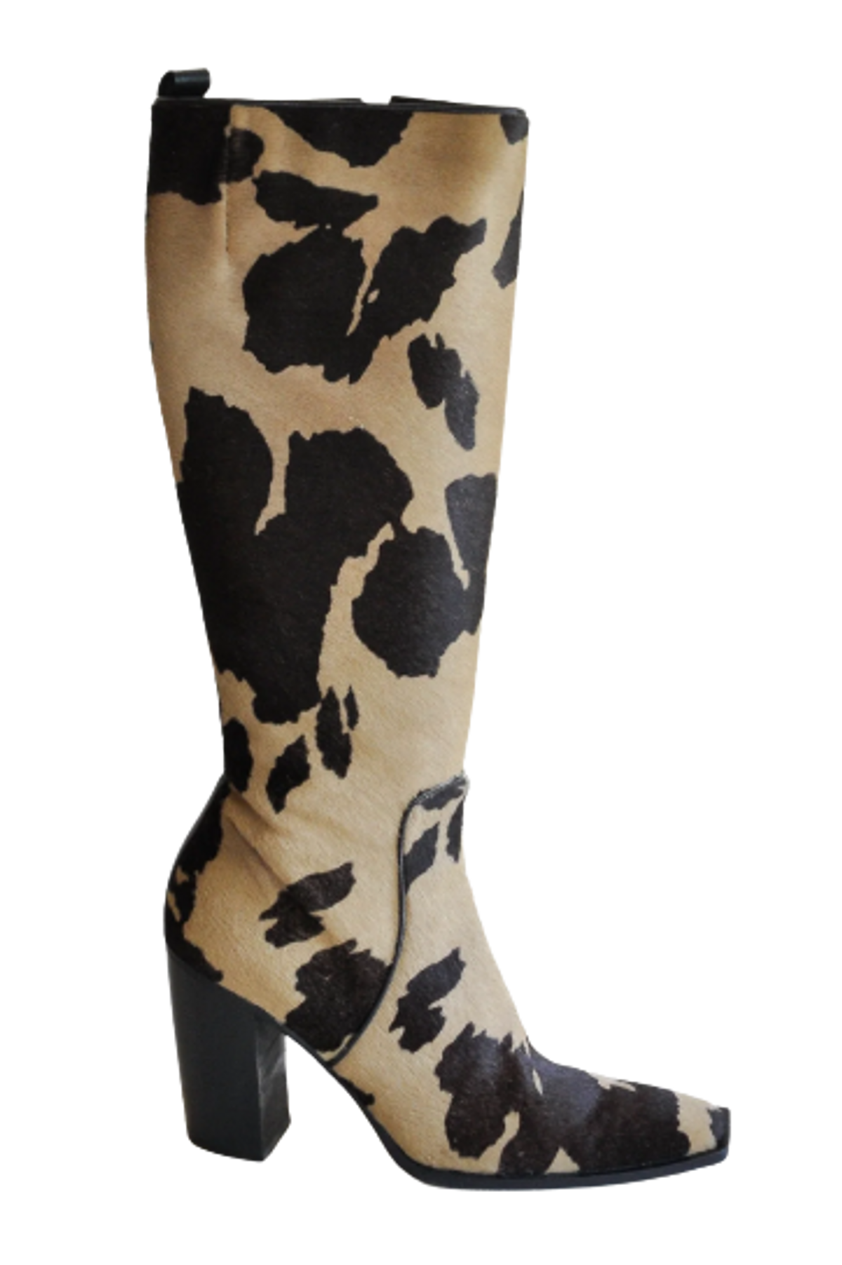 Fendi Cow Print Lined Boots
