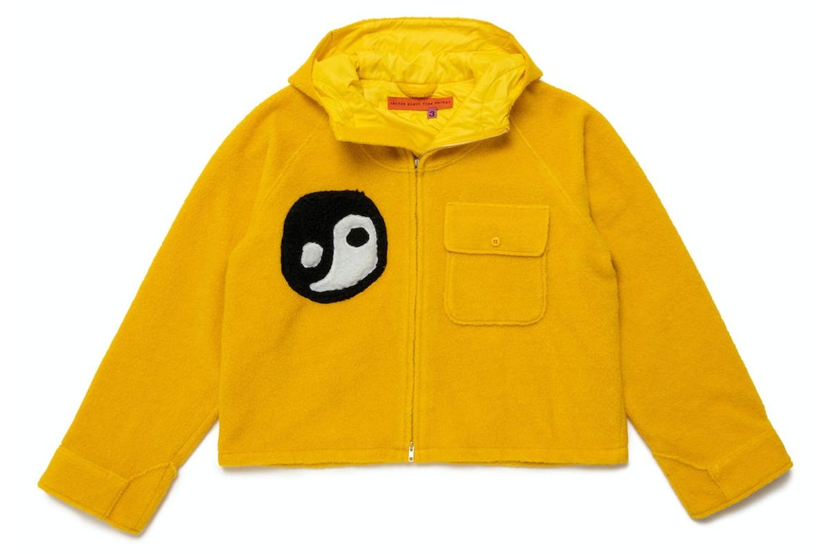 Cactus Plant Flea Market Yellow Fuzzy Balance Jacket