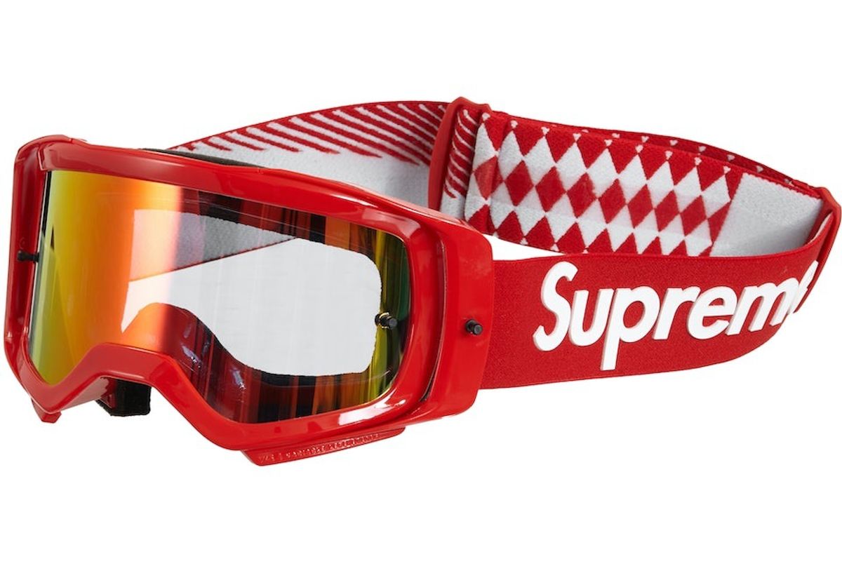 Supreme × Fox Racing Red Racing Goggles