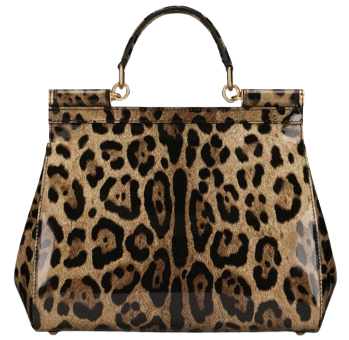 Dolce & Gabbana Medium Leopard Print Sicily Bag