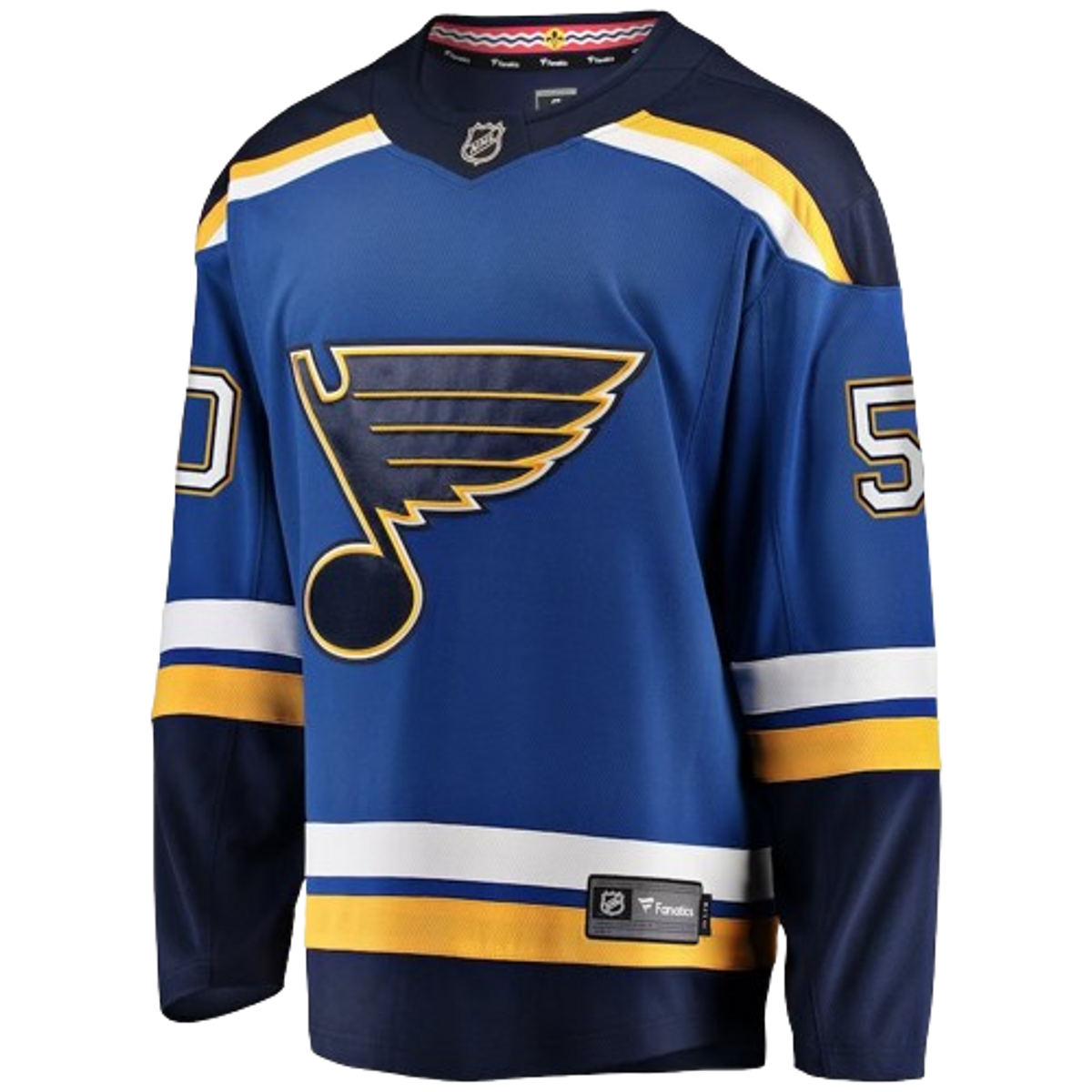 St. Louis Blues Binnington Fanatics Branded Royal Home Premier Breakaway Player Jersey