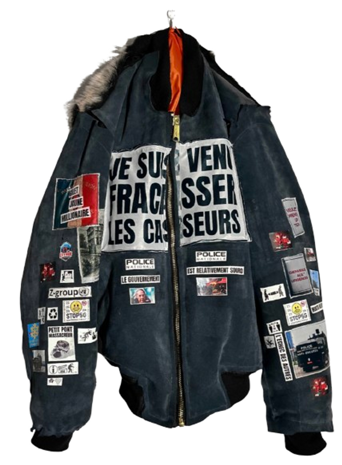 ジャケット・アウター coucoubebe 75018 Bomber jacket Oko coucou bebe75018 LOI n° 2019-290 Zip Denim Bomber Jacket | WHAT'S