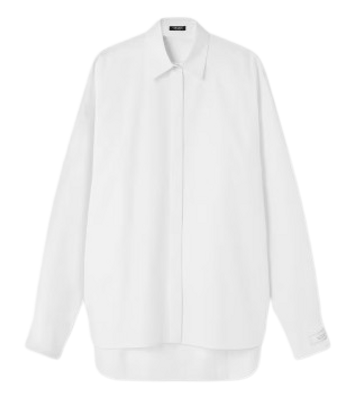 Versace Rounded Oversized White Shirt