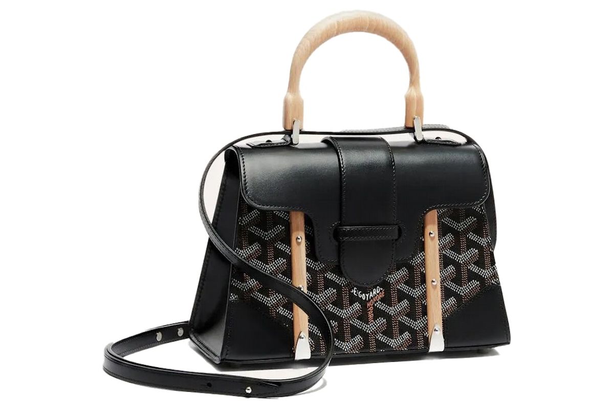 Goyard Black Saigon Structure Mini Bag