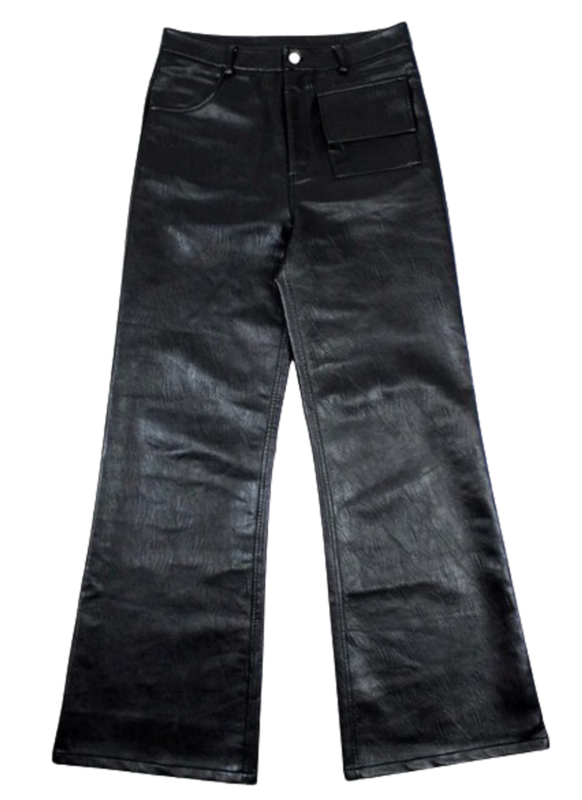Ranger Cartel Black Flared Leather Pants