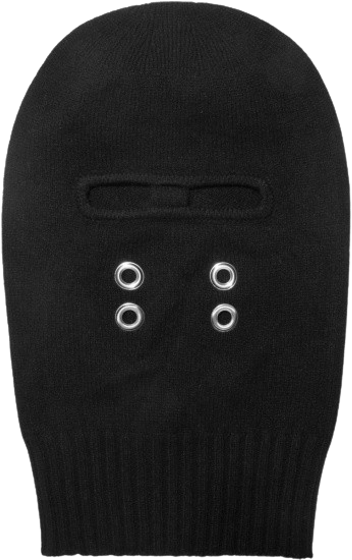 Rick Owens Black Cutout Balaclava