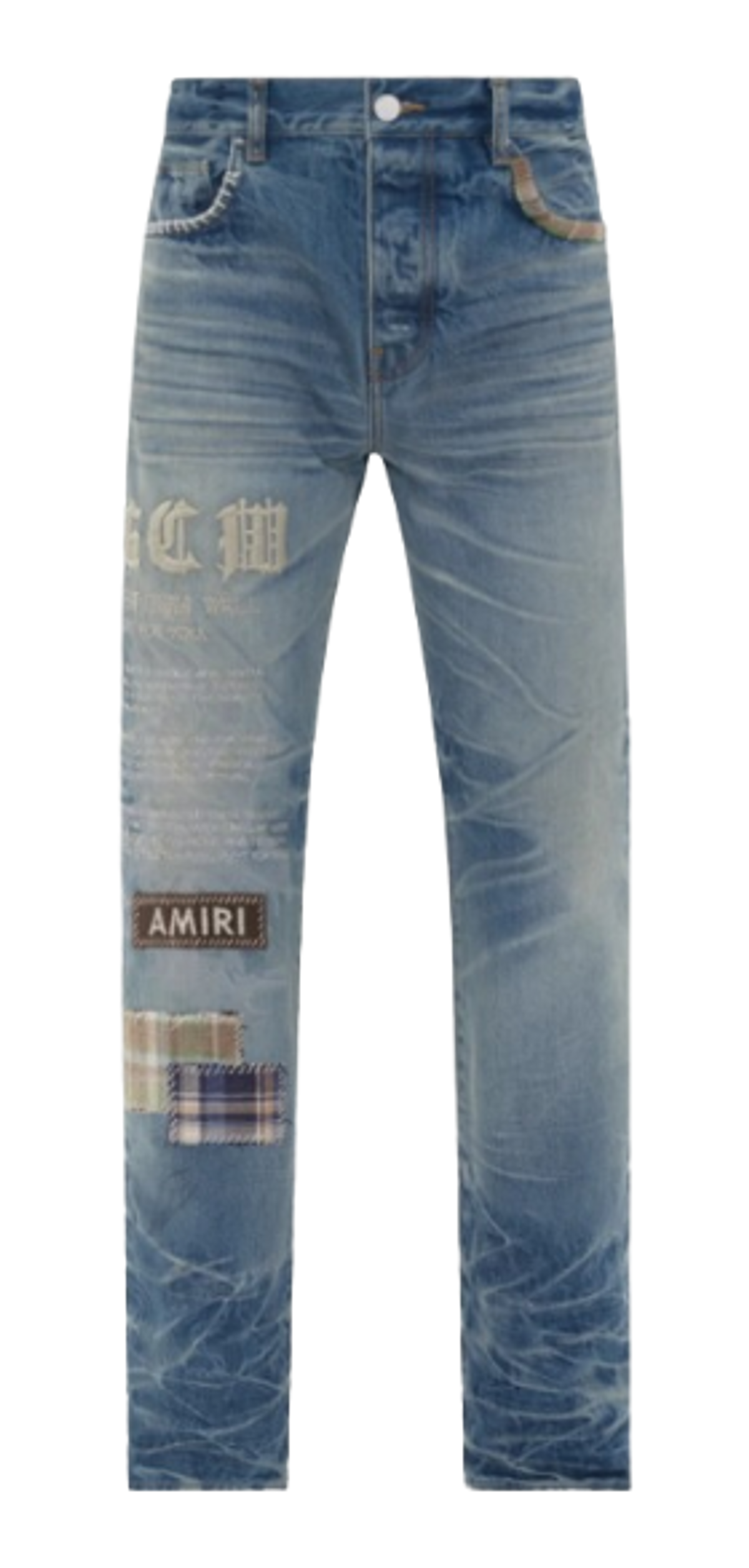 Amiri × The Great City Workshop Antique Indigo Straight Jeans