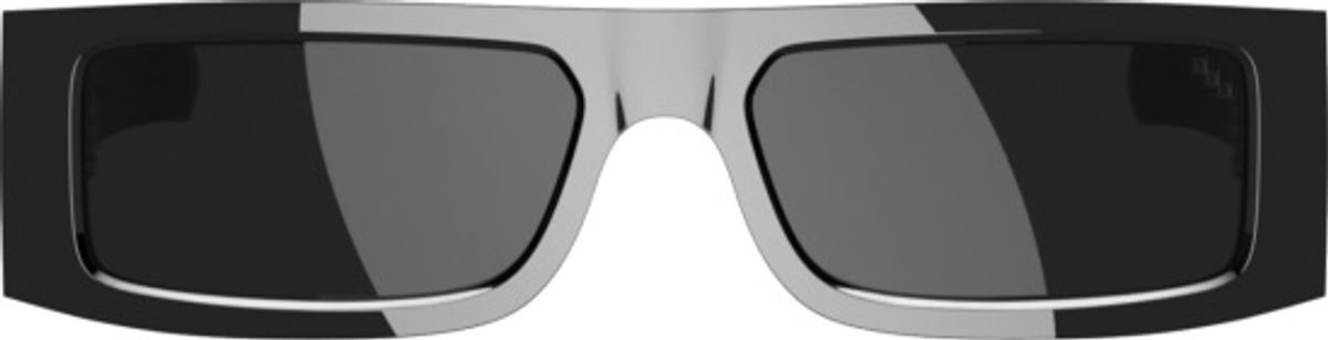 Future Mood Black Rectangular Y9 Sunglasses