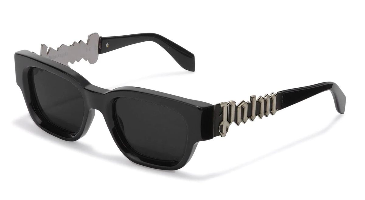 Palm Angels Posey Square-Frame Black Sunglasses