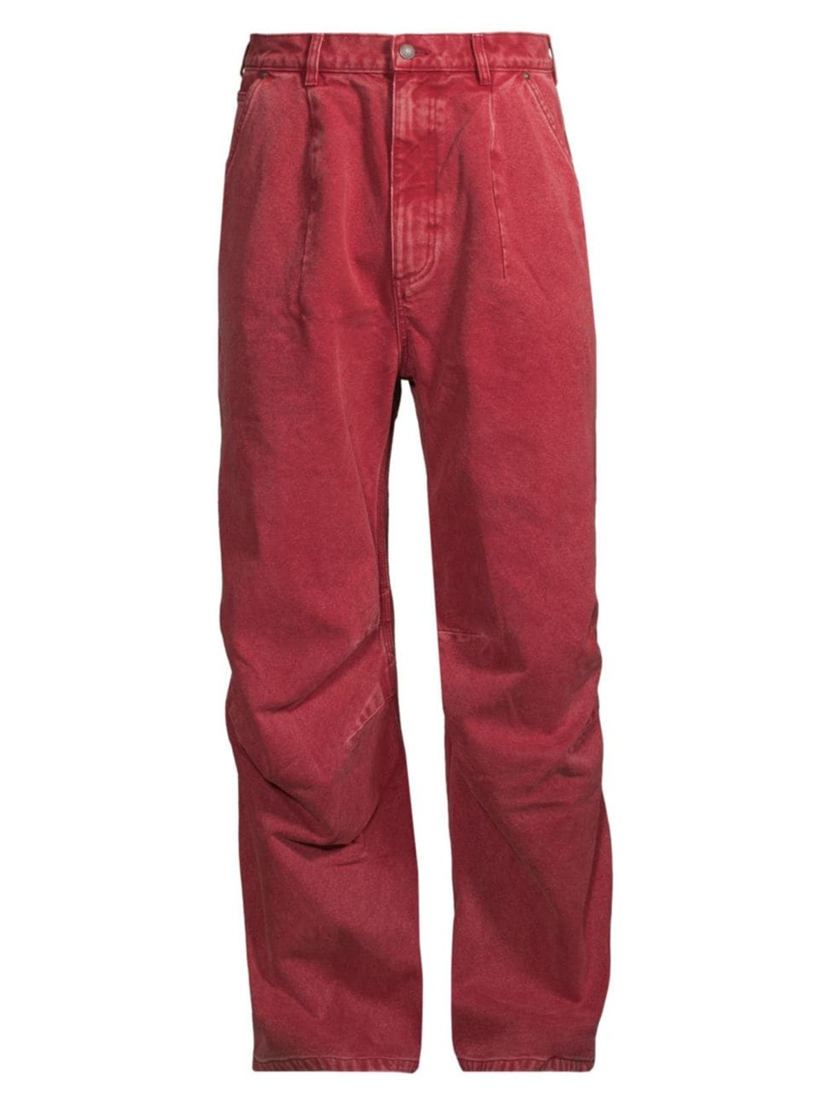 R13 Heavy Pink Glen Denim Carpenter Pants
