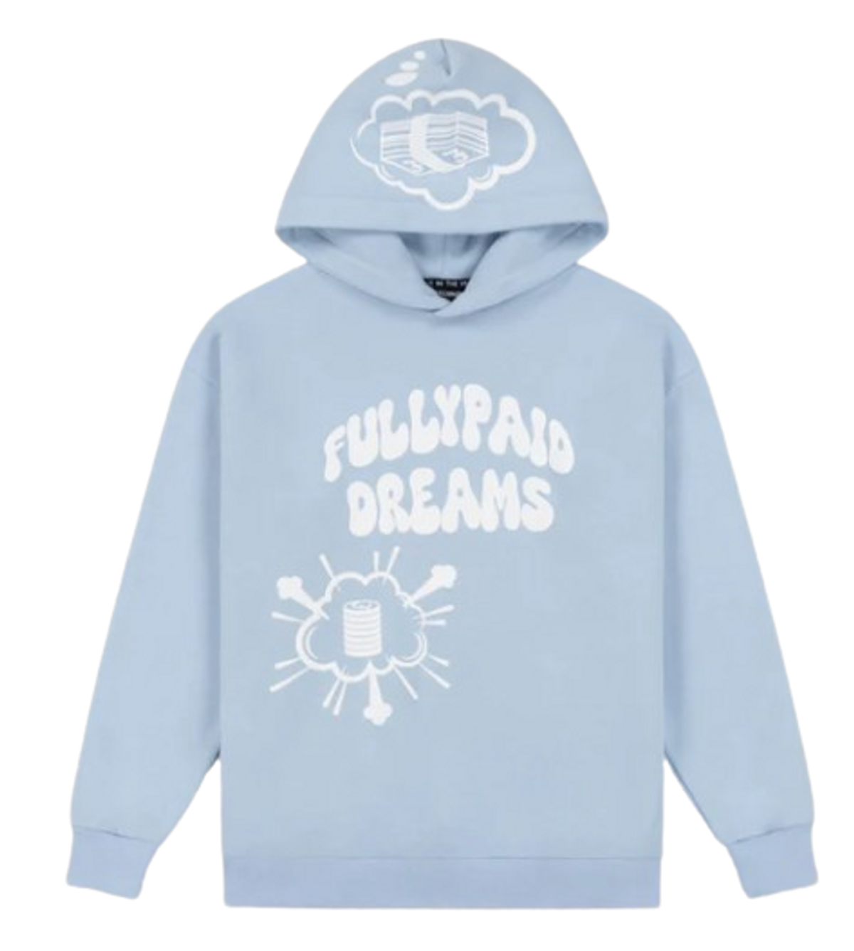 Fullypaid Dreams Sky Blue Hoodie