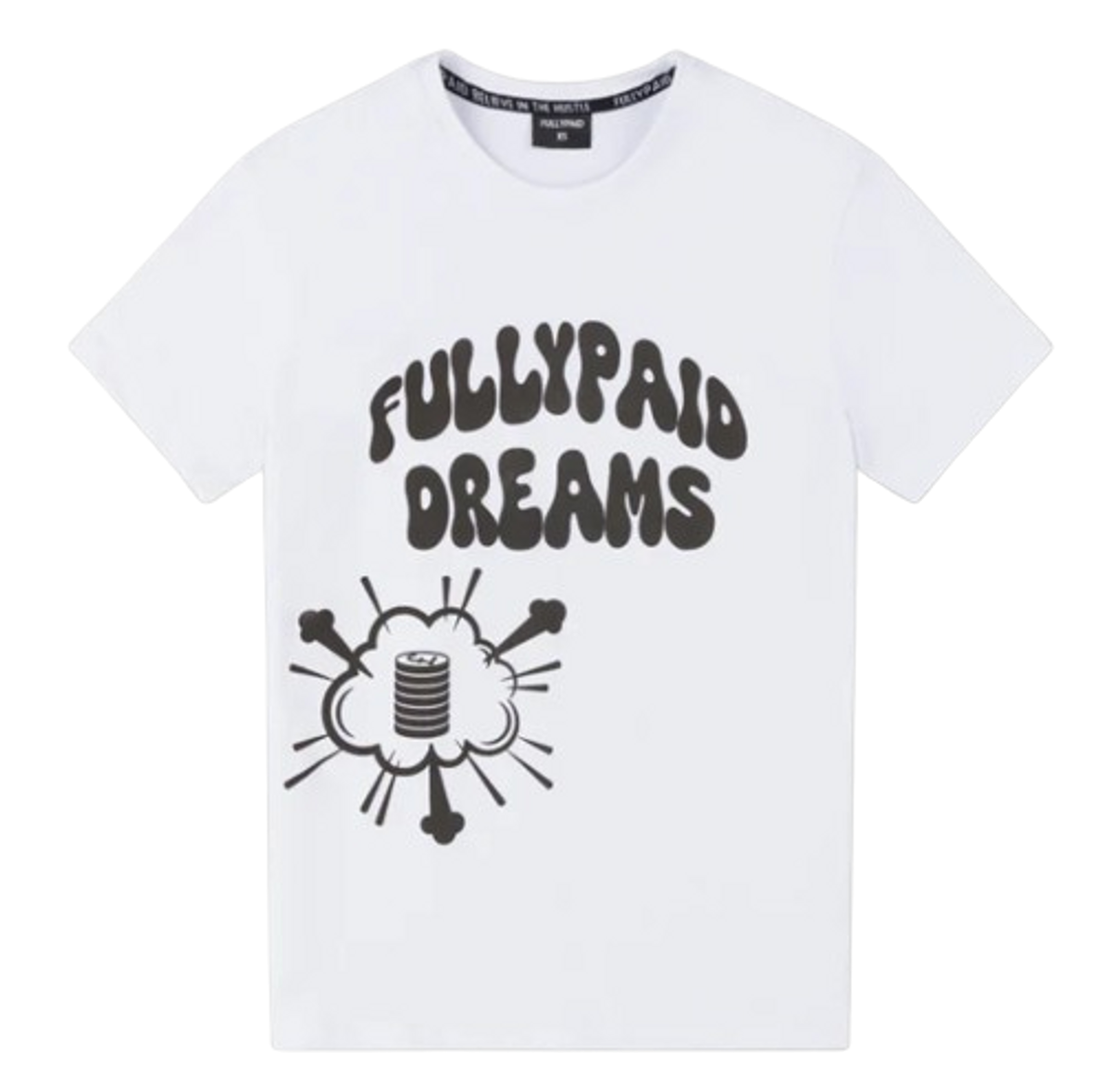 Fullypaid Dreams Black White T-Shirt