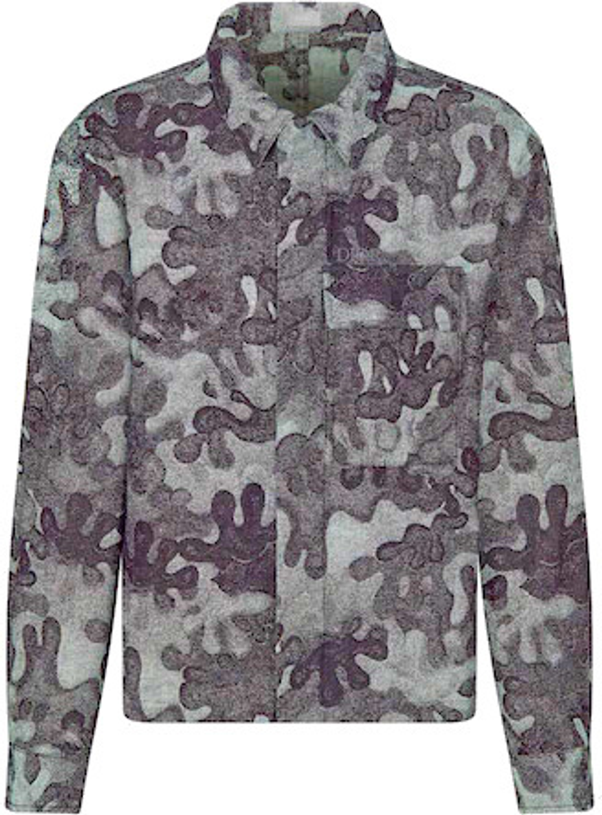 Dior × Peter Doig Grey Camo Denim Jacket