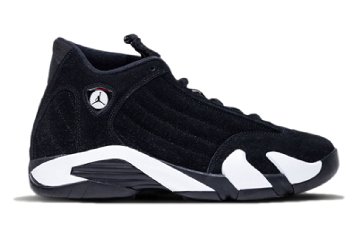 Jordan Black And White Air Jordan 14 Retro Sneakers