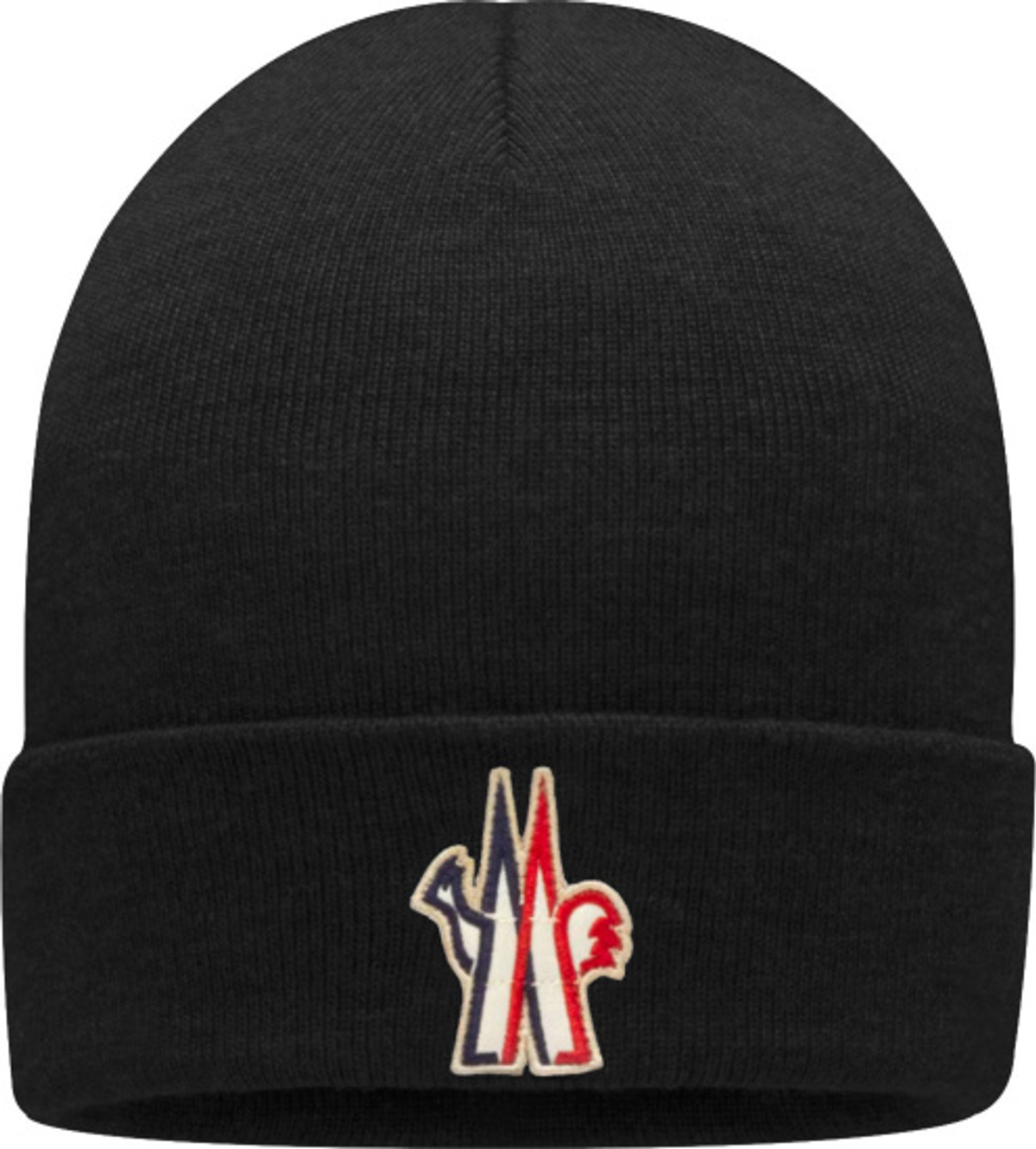 Amiri Black Logo Wool Knit Beanie Hat