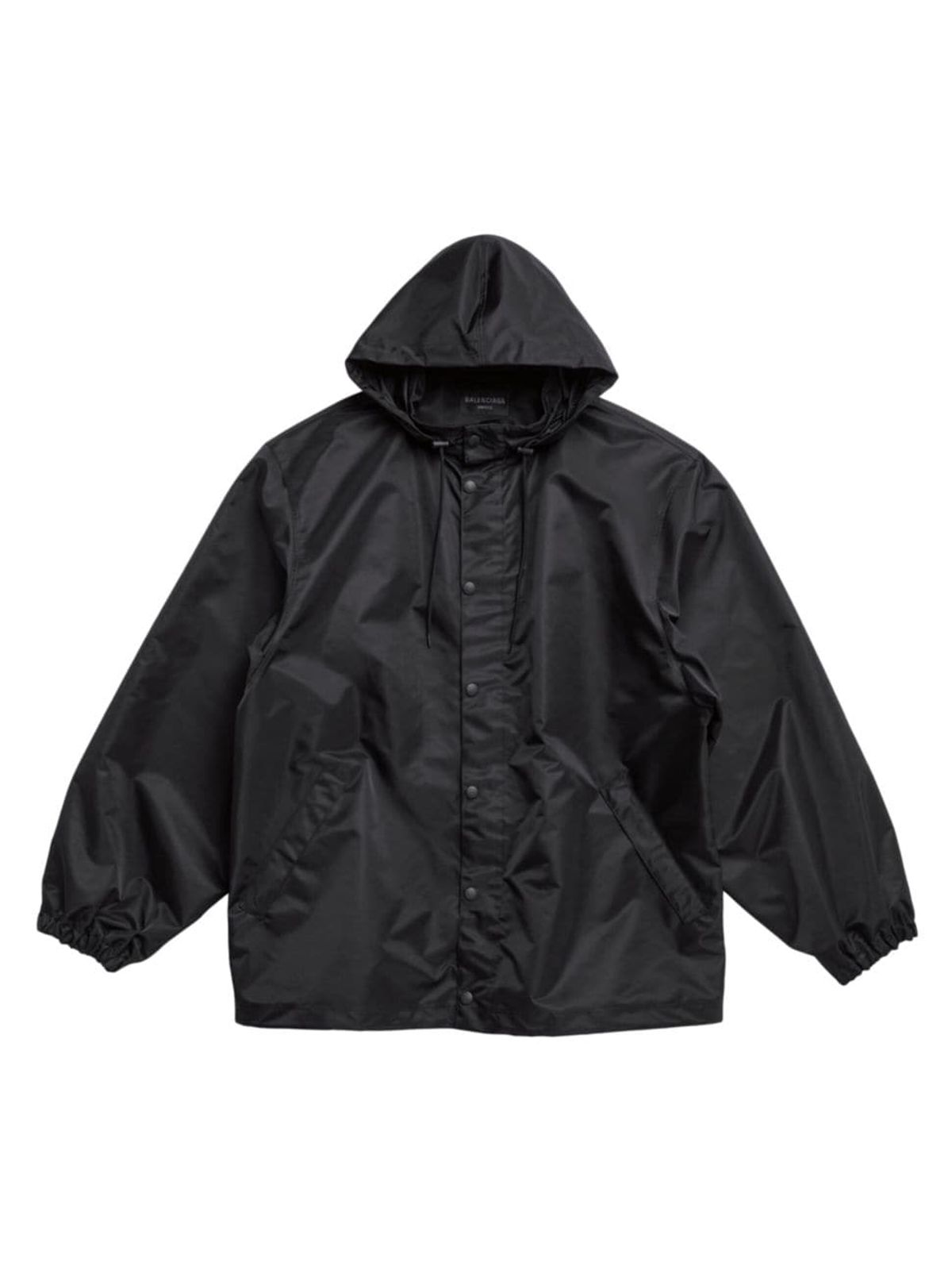 Balenciaga Black Tape Type Short Windbreaker