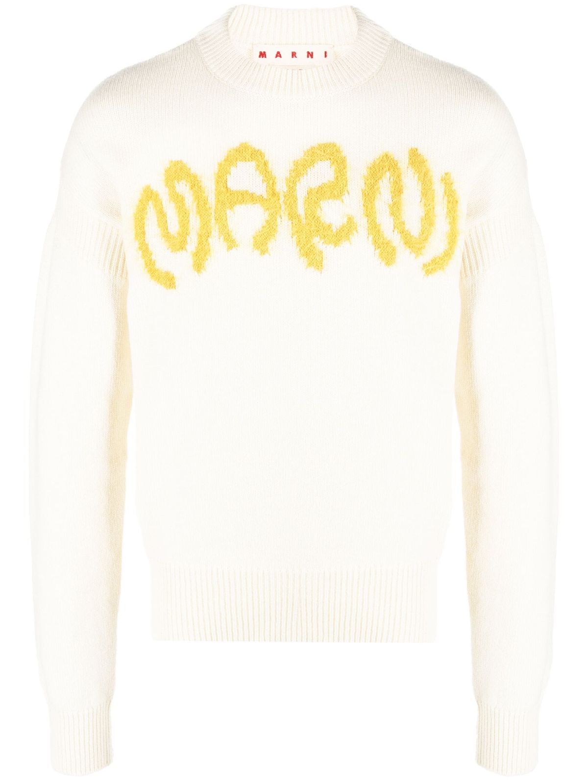 Marni Intarsia Knit Crewneck Jumper
