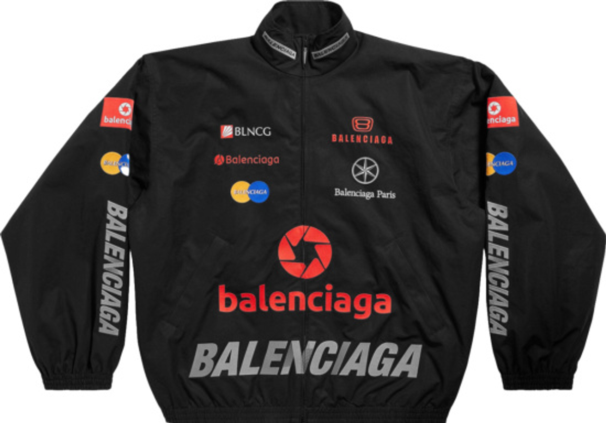 Balenciaga Black Top League Tracksuit Jacket