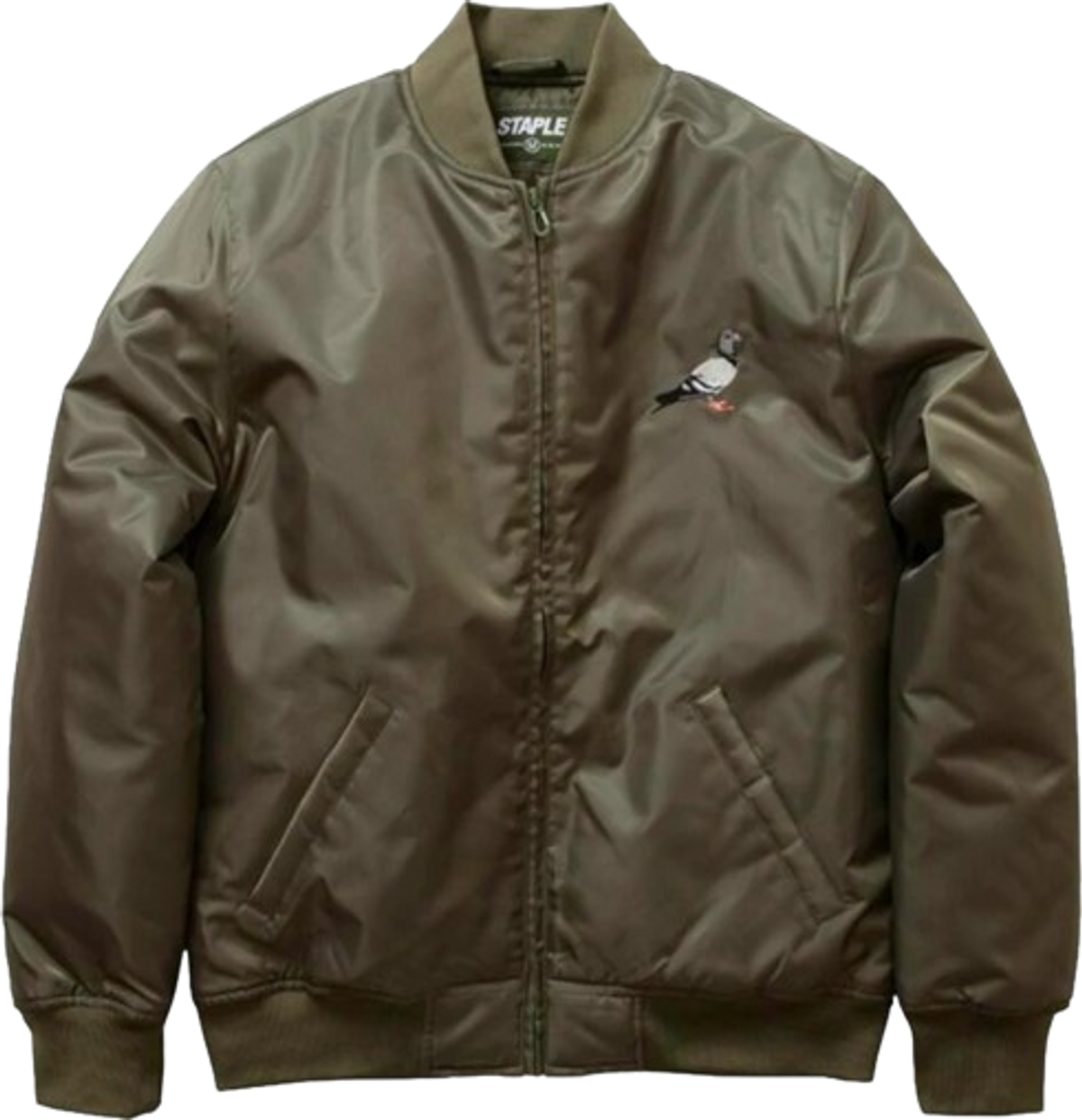 Staple Olive Green Pigeon Bomber Jacket