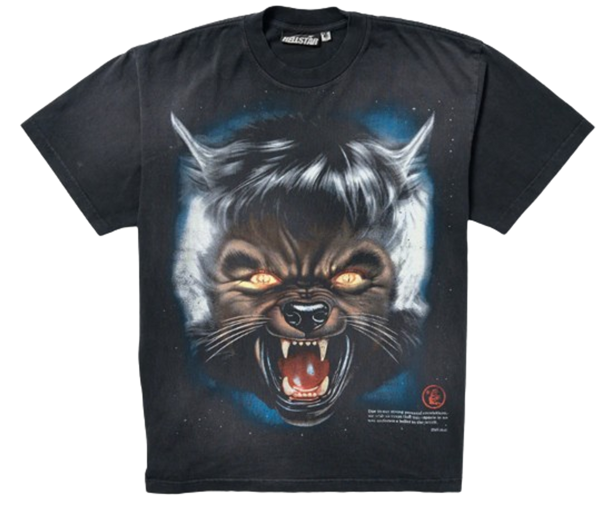 Hellstar Black Full Moon T-Shirt