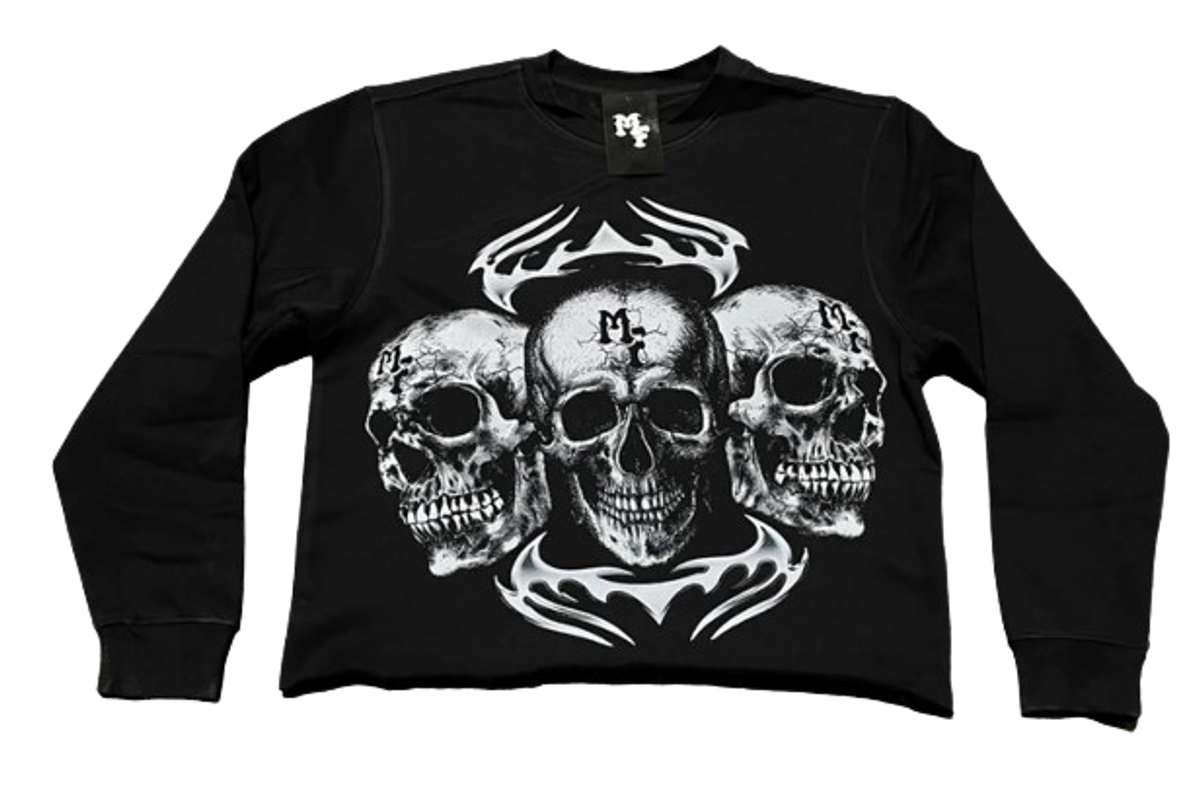 Merlins Father 3 Headed Crewneck