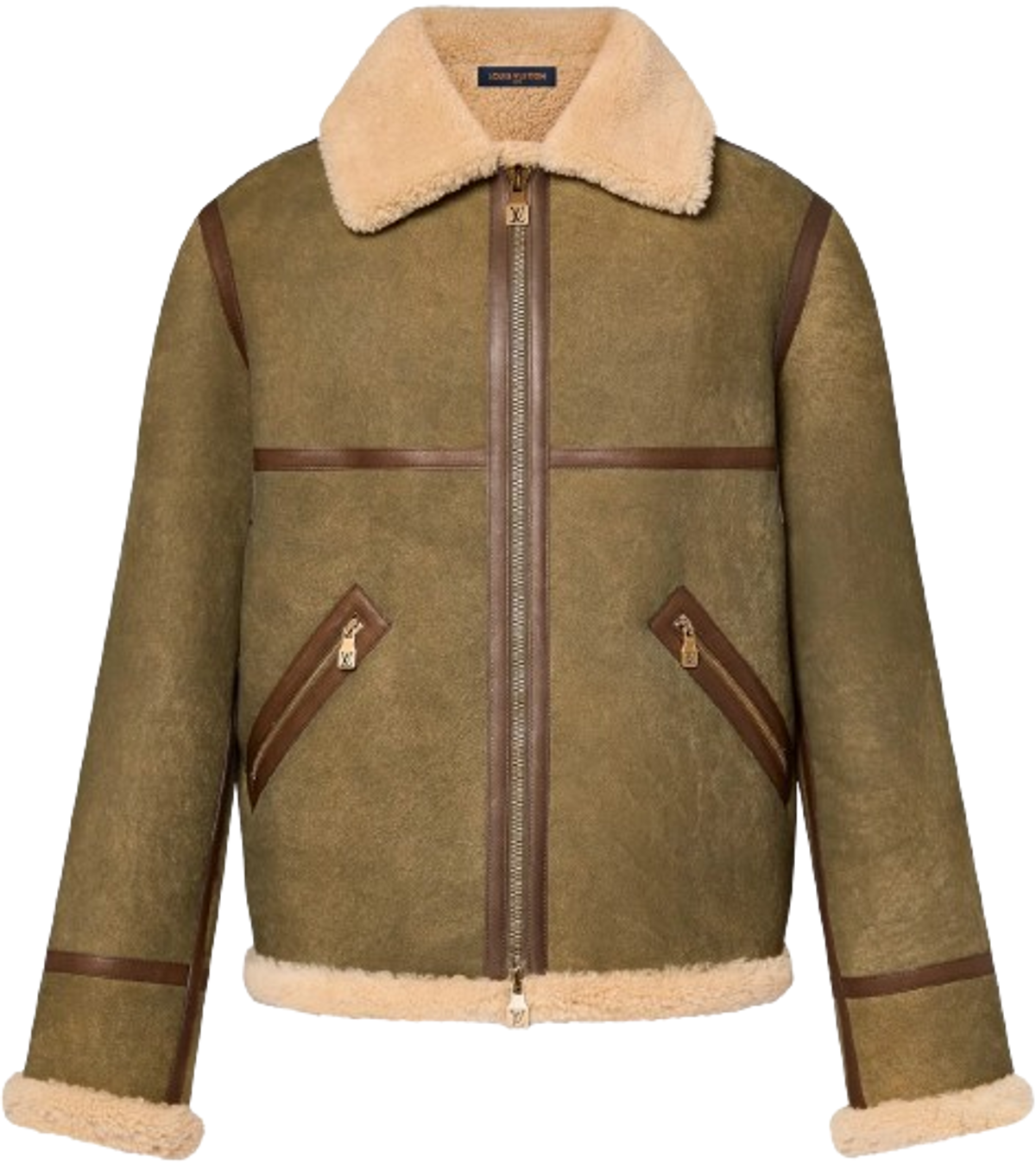 Louis Vuitton Runway Shearling Bombardier