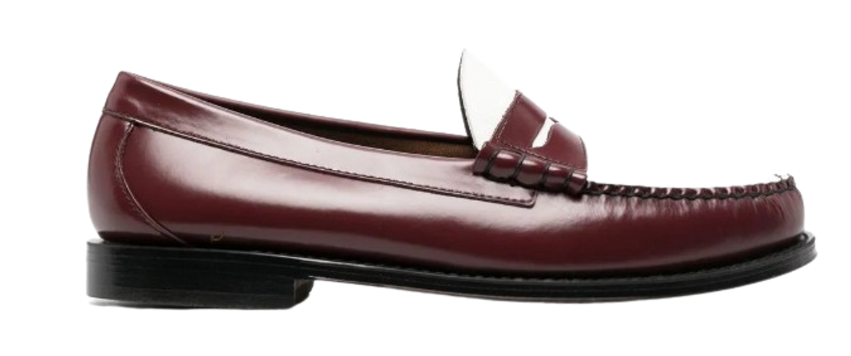 G.H. Bass & Co. Red Weejuns Heritage Larson Leather Loafers