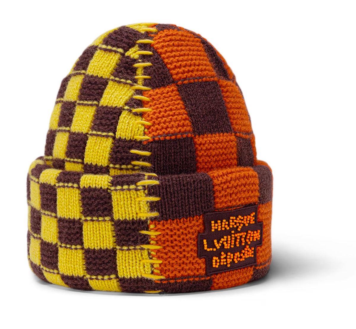 Louis Vuitton Damier Pop Split Beanie