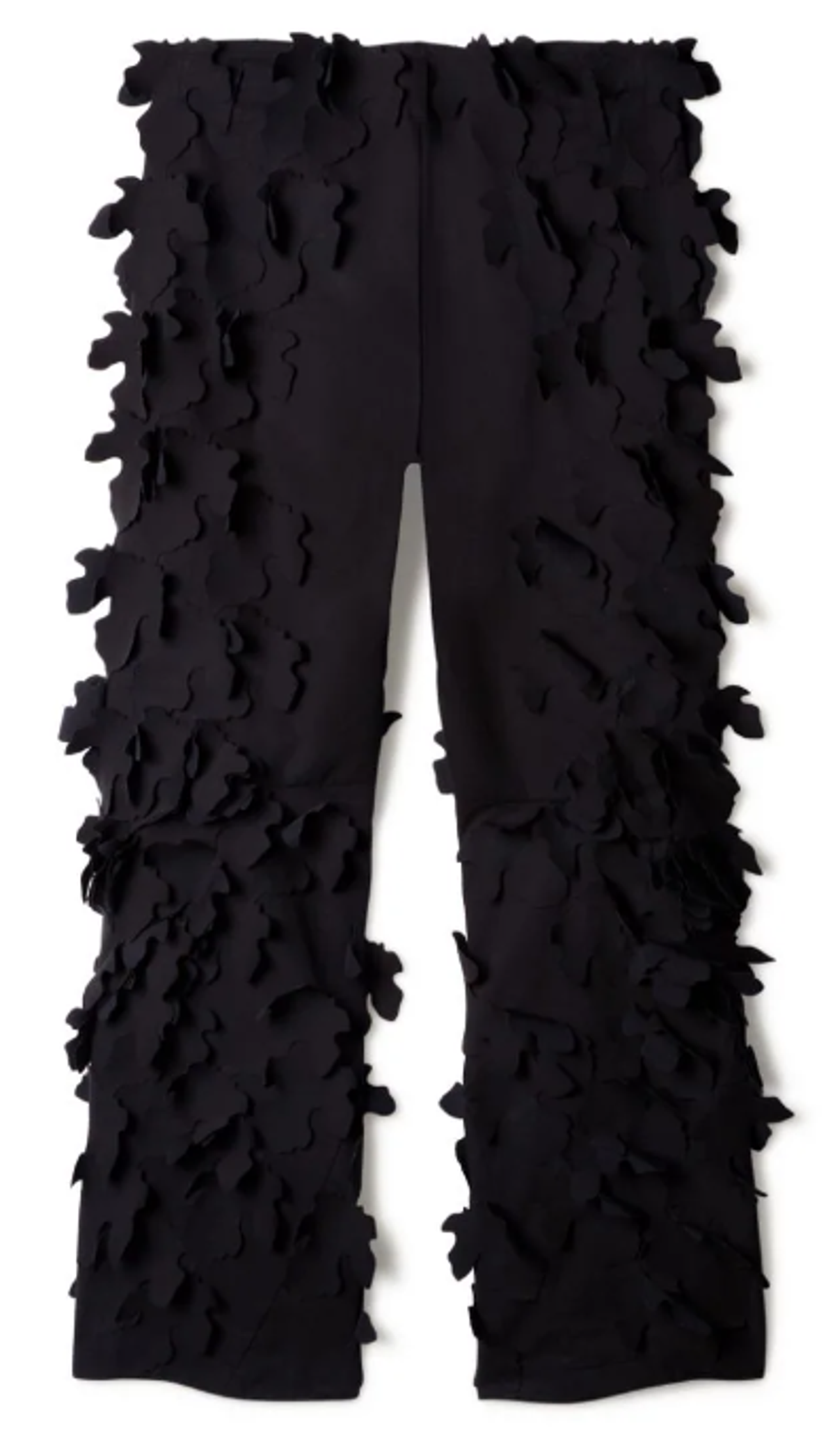 Off-White × Post Archive Faction Black Leaves Pants
