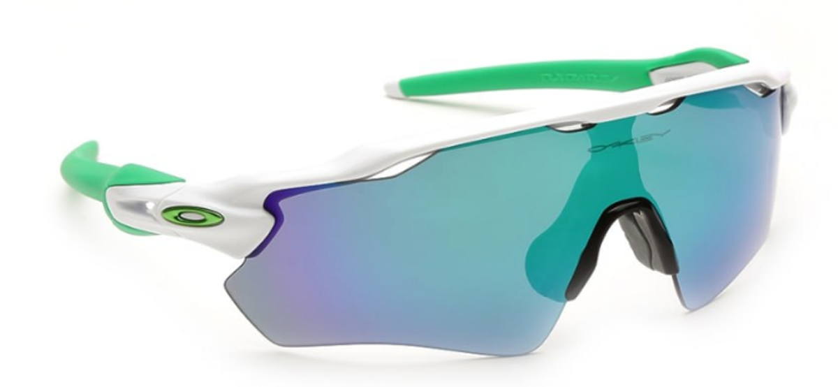 Oakley Half Rim Mirrored Sports Sunglasses