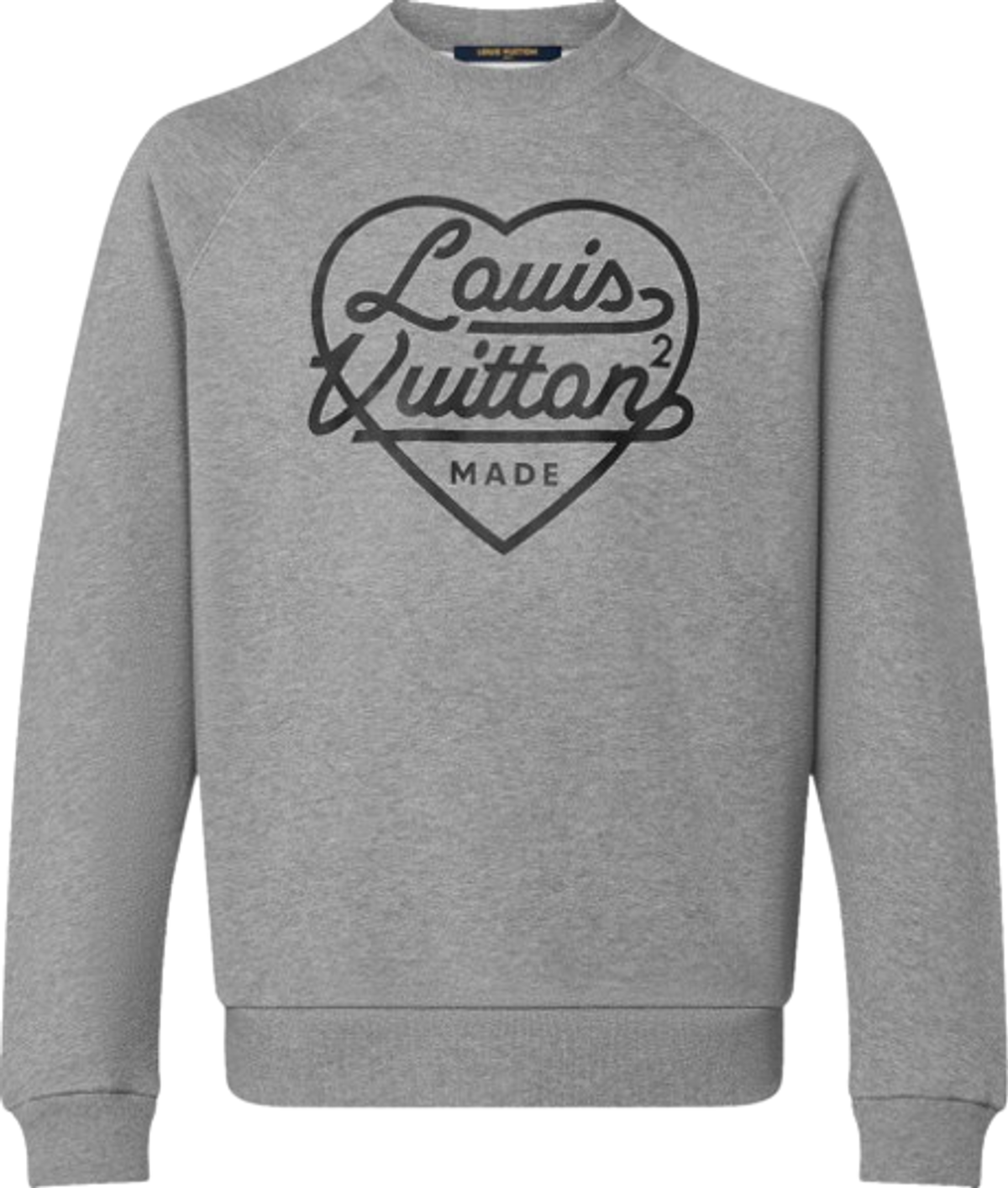 Louis Vuitton × Nigo Grey Heart Sweatshirt