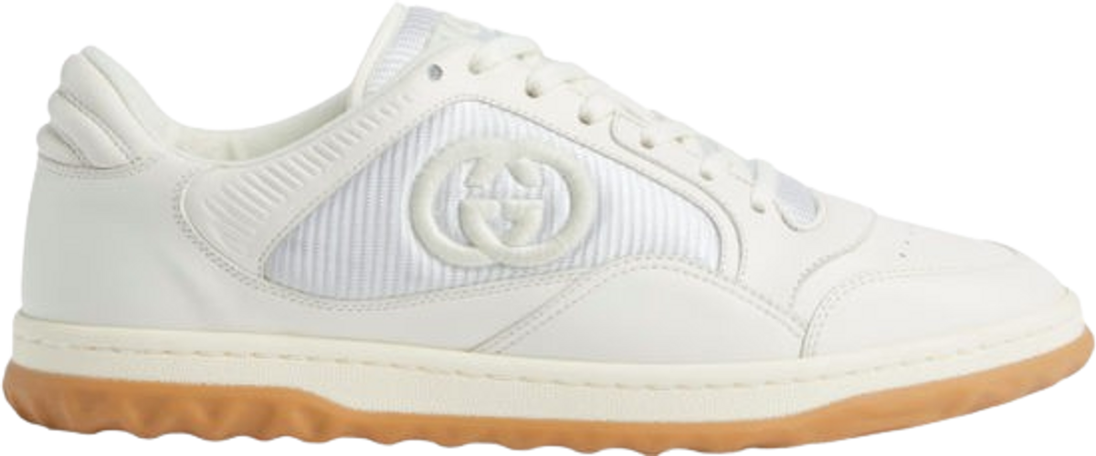 Gucci White & Gum-Sole Mac80 Sneakers