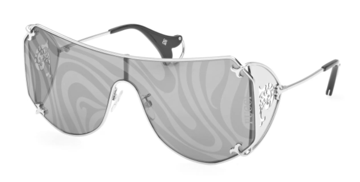 Emilio Pucci Shiny Palladium Sunglasses