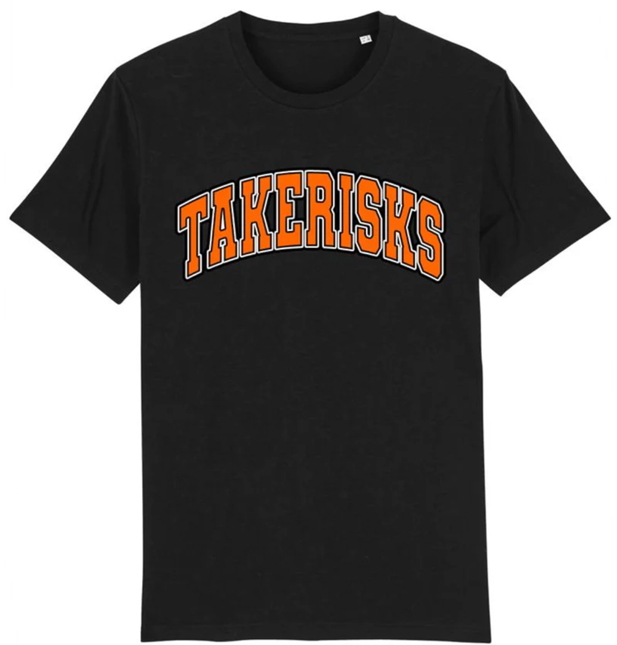 Take Risks & Prosper Varsity Orange TShirt WHAT’S ON THE STAR?