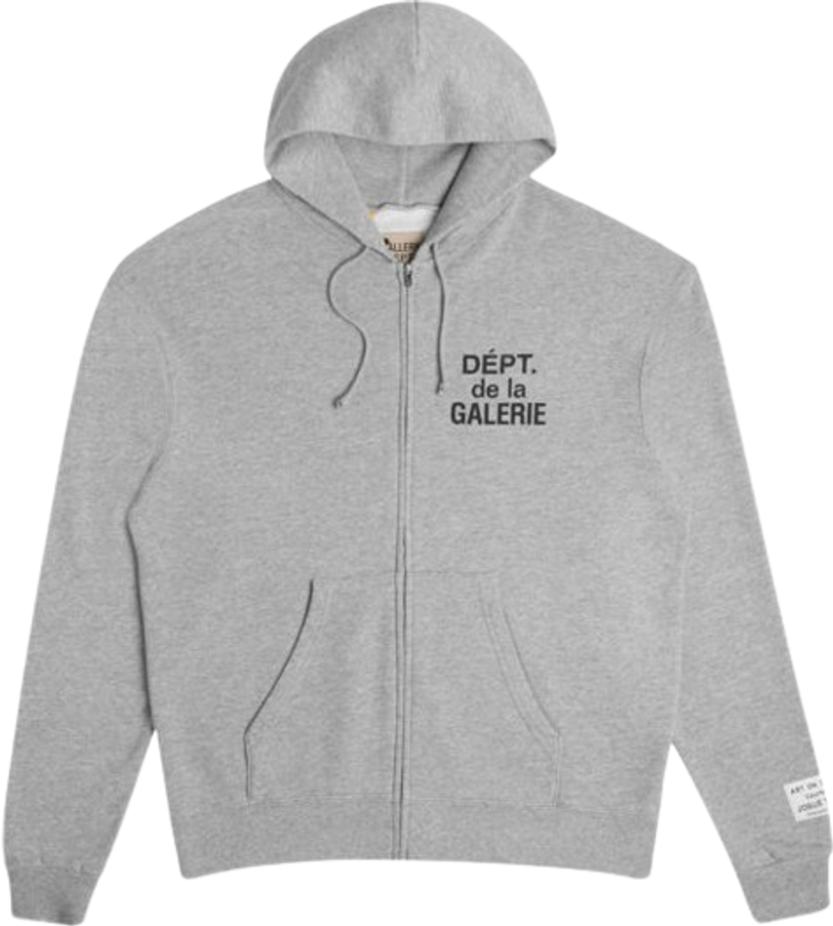 Gallery Dept. Grey French Logo Zip Hoodie