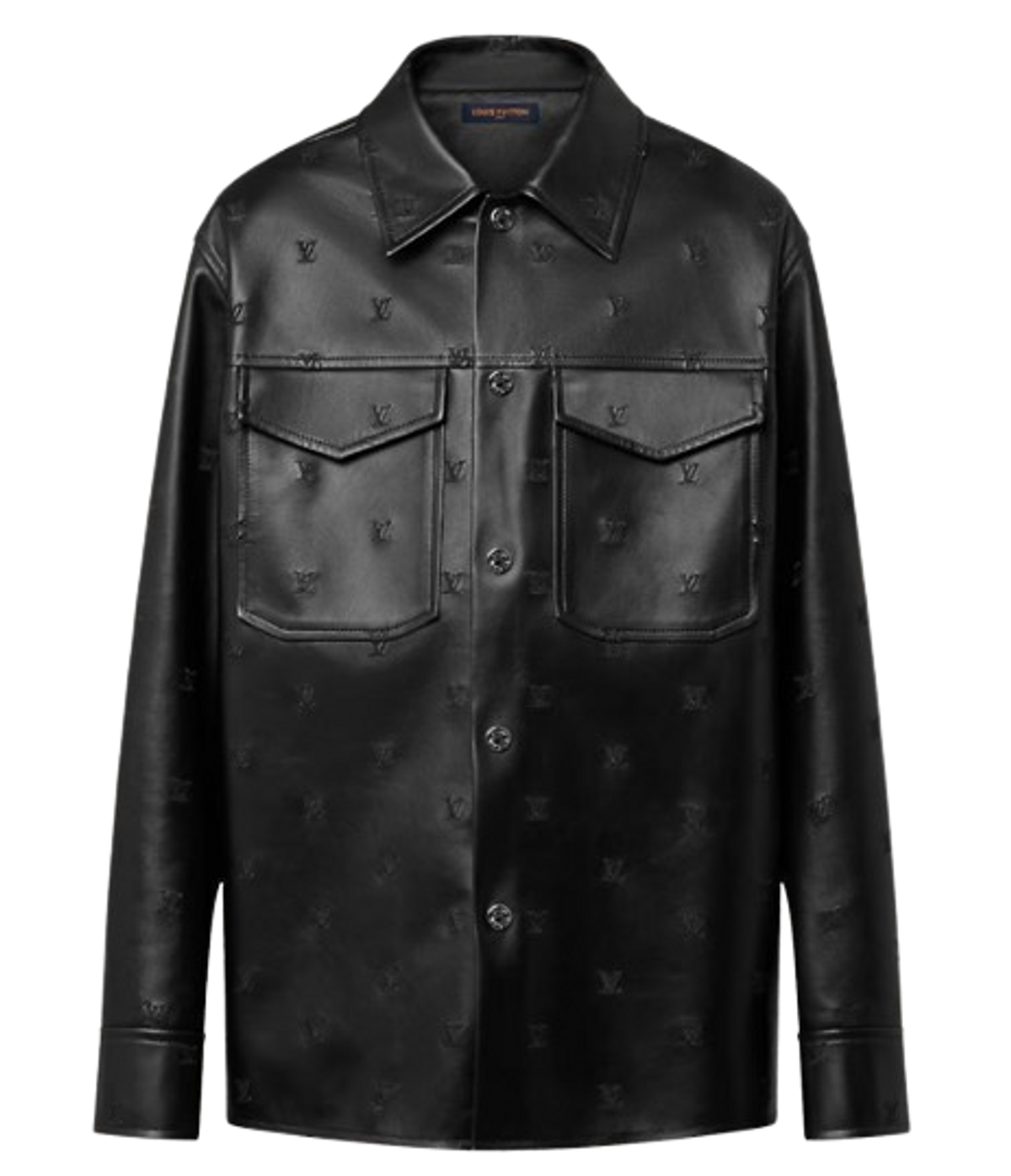 Louis Vuitton Embroidered Leather Signature Overshirt