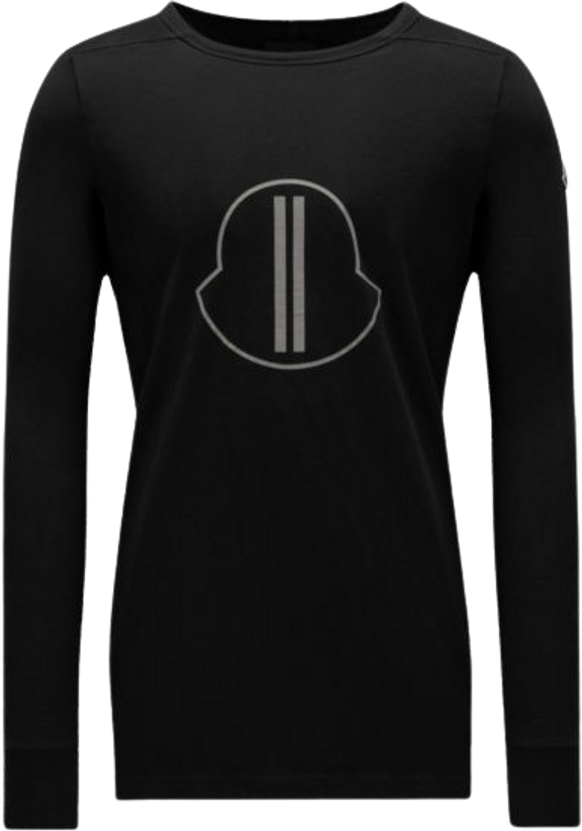 Moncler × Rick Owens Black Logo Cotton Jersey T-Shirt