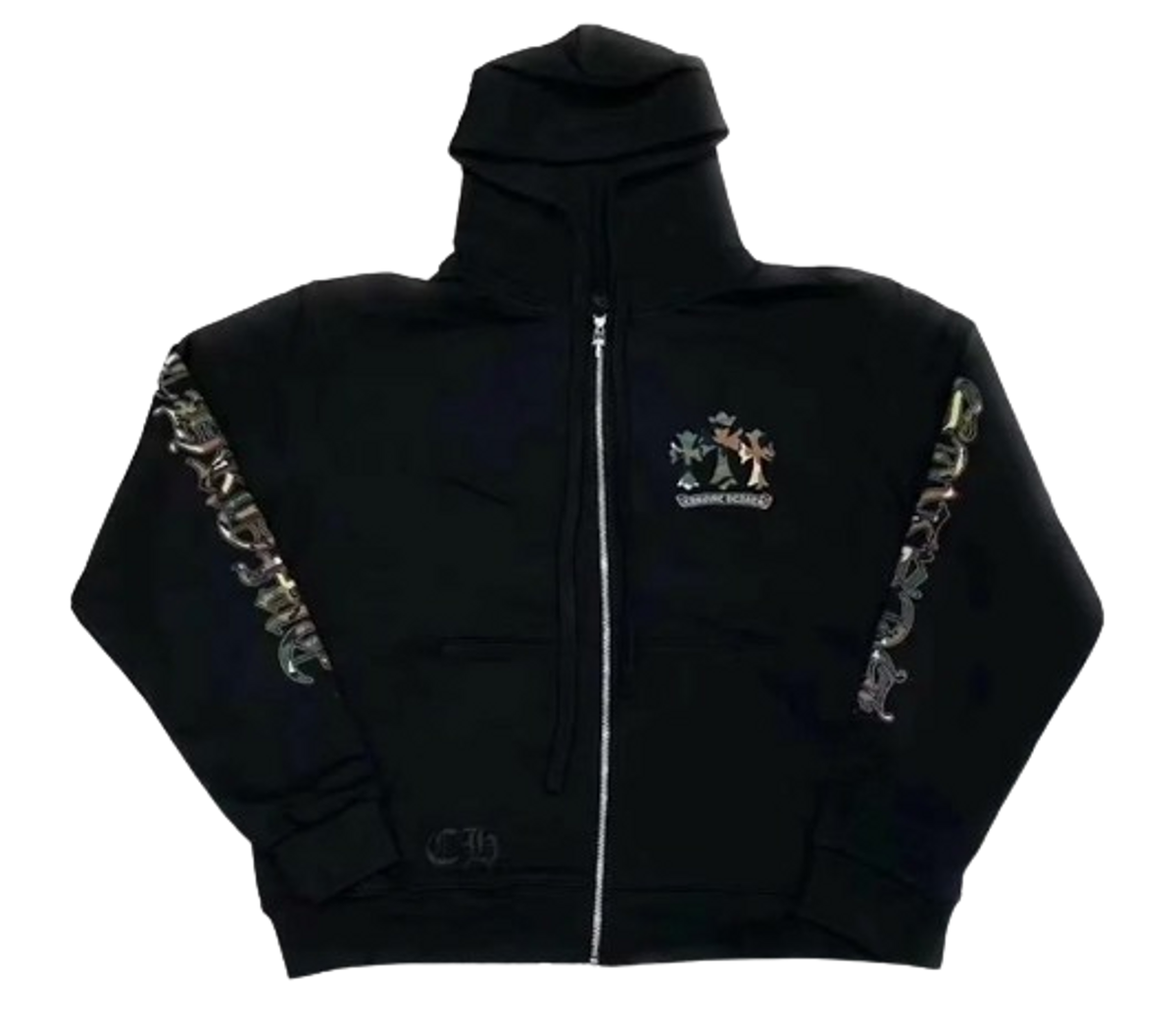 Chrome Hearts King Taco Zip Up Black Hoodie WHAT’S ON THE STAR?