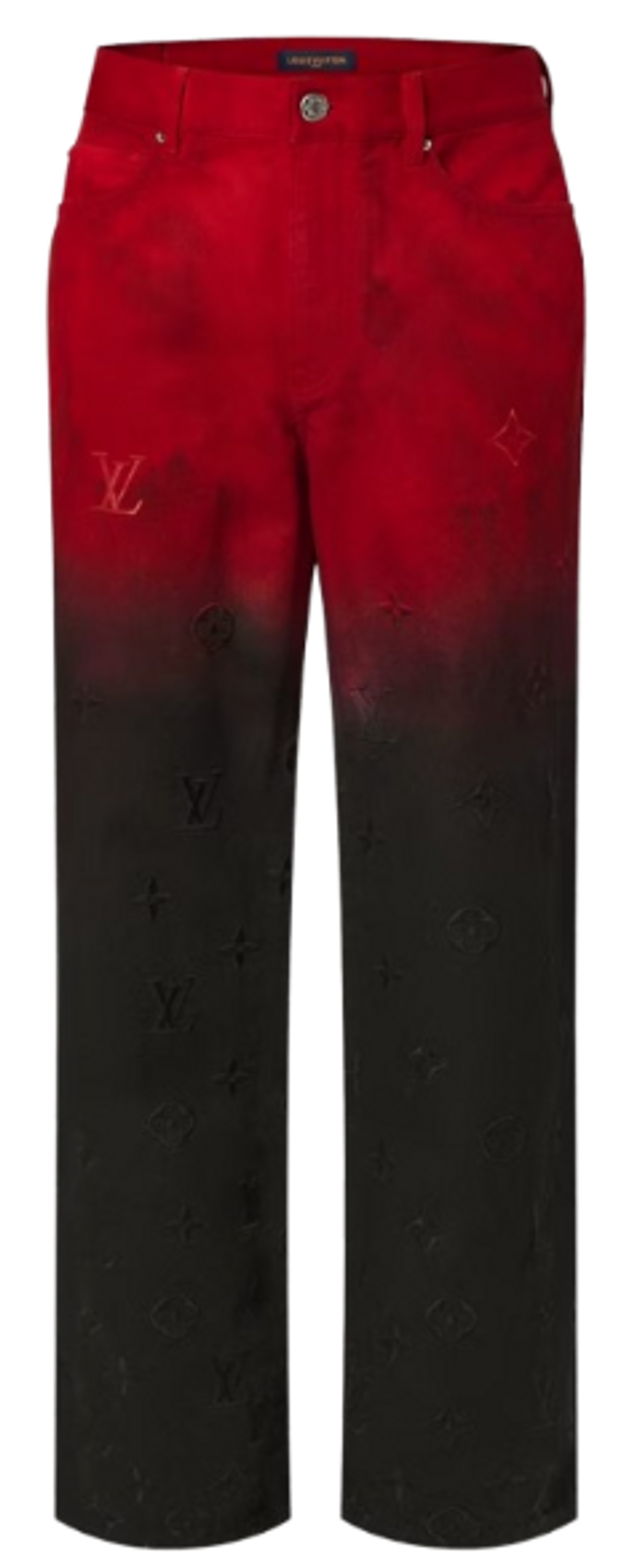 Louis Vuitton Embroidered Denim Jeans