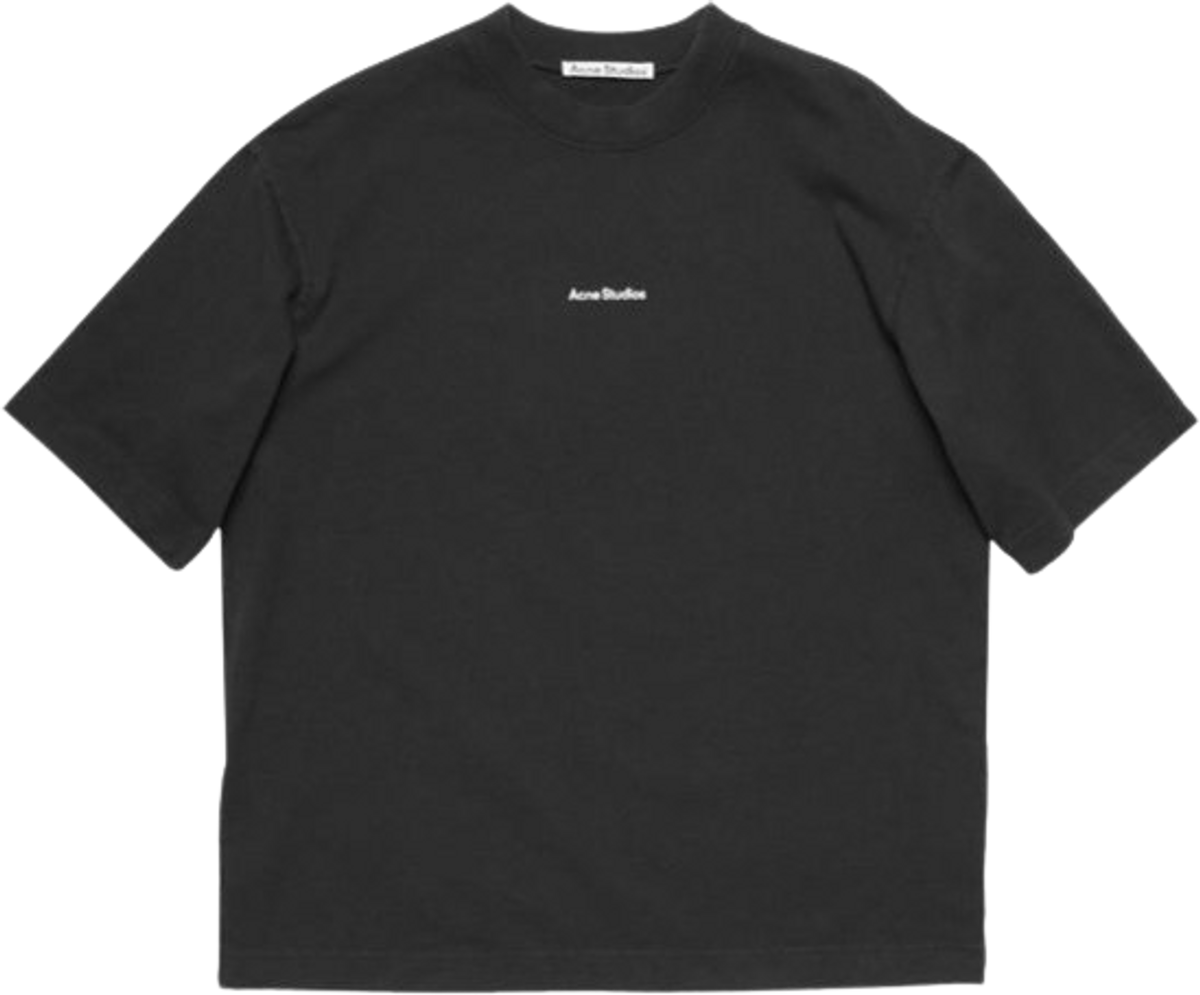 Acne Studios Black Faded Small Logo T-Shirt