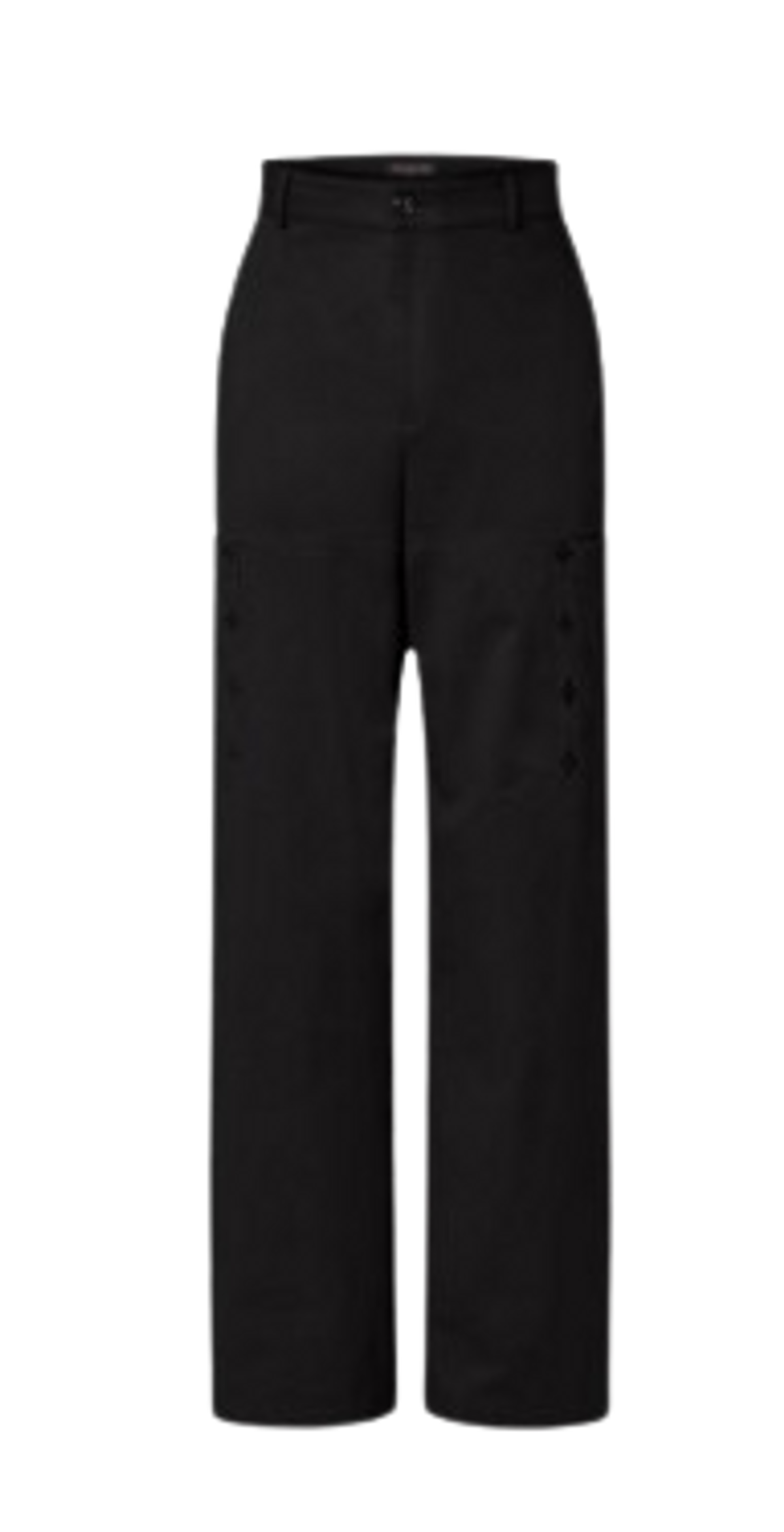 Louis Vuitton Black Cotton Workwear Pants
