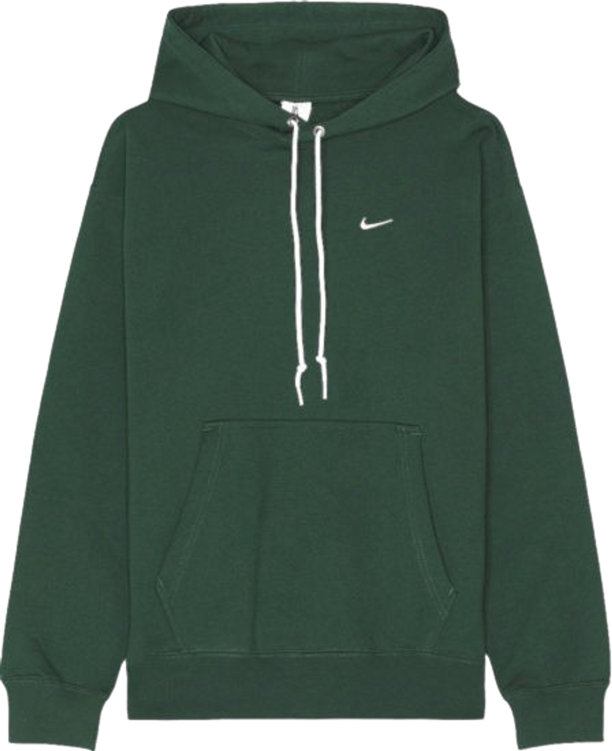 Nike Dark Fir Green & White-Swoosh Hoodie