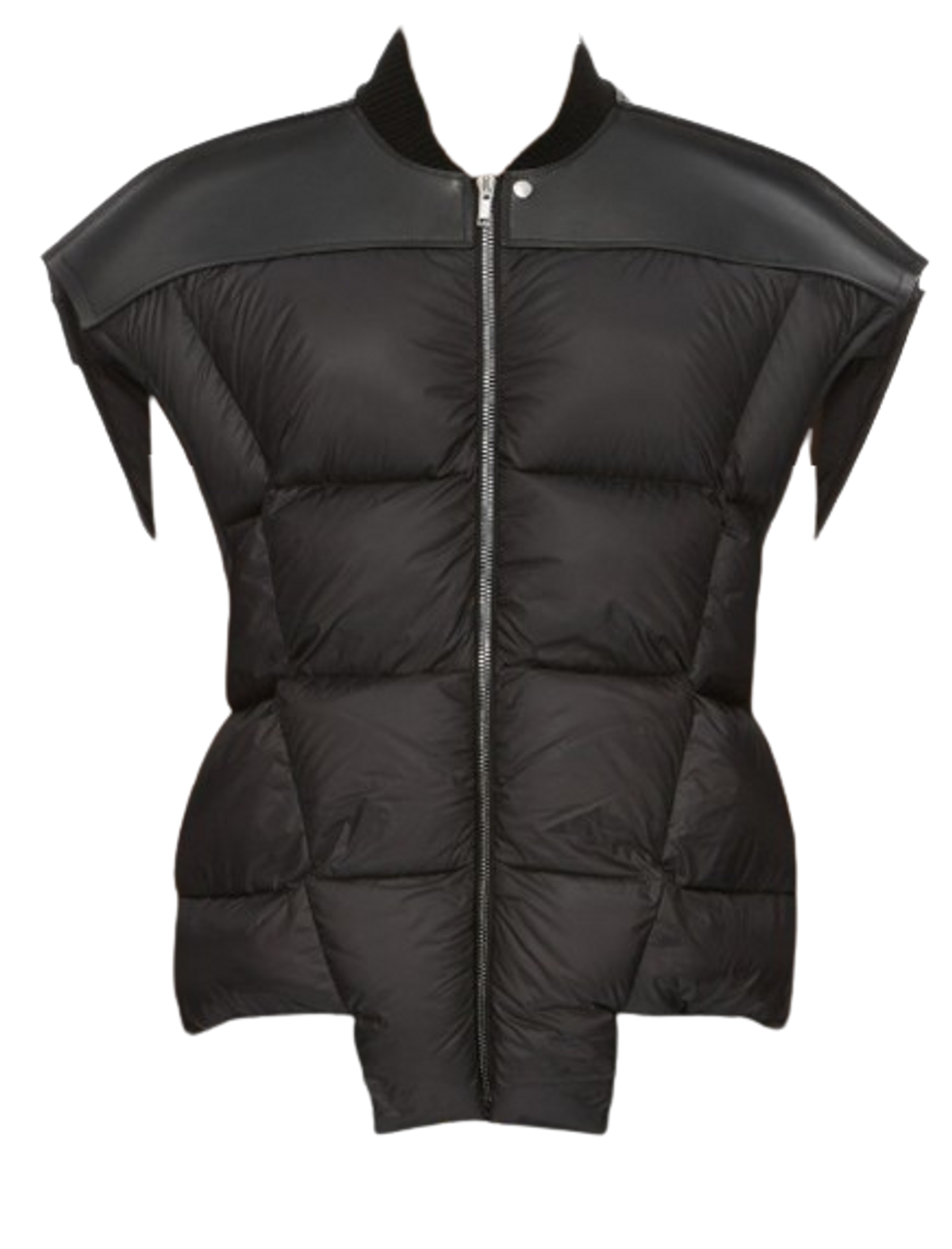 Rick Owens Black Jumbo Flight Jacket