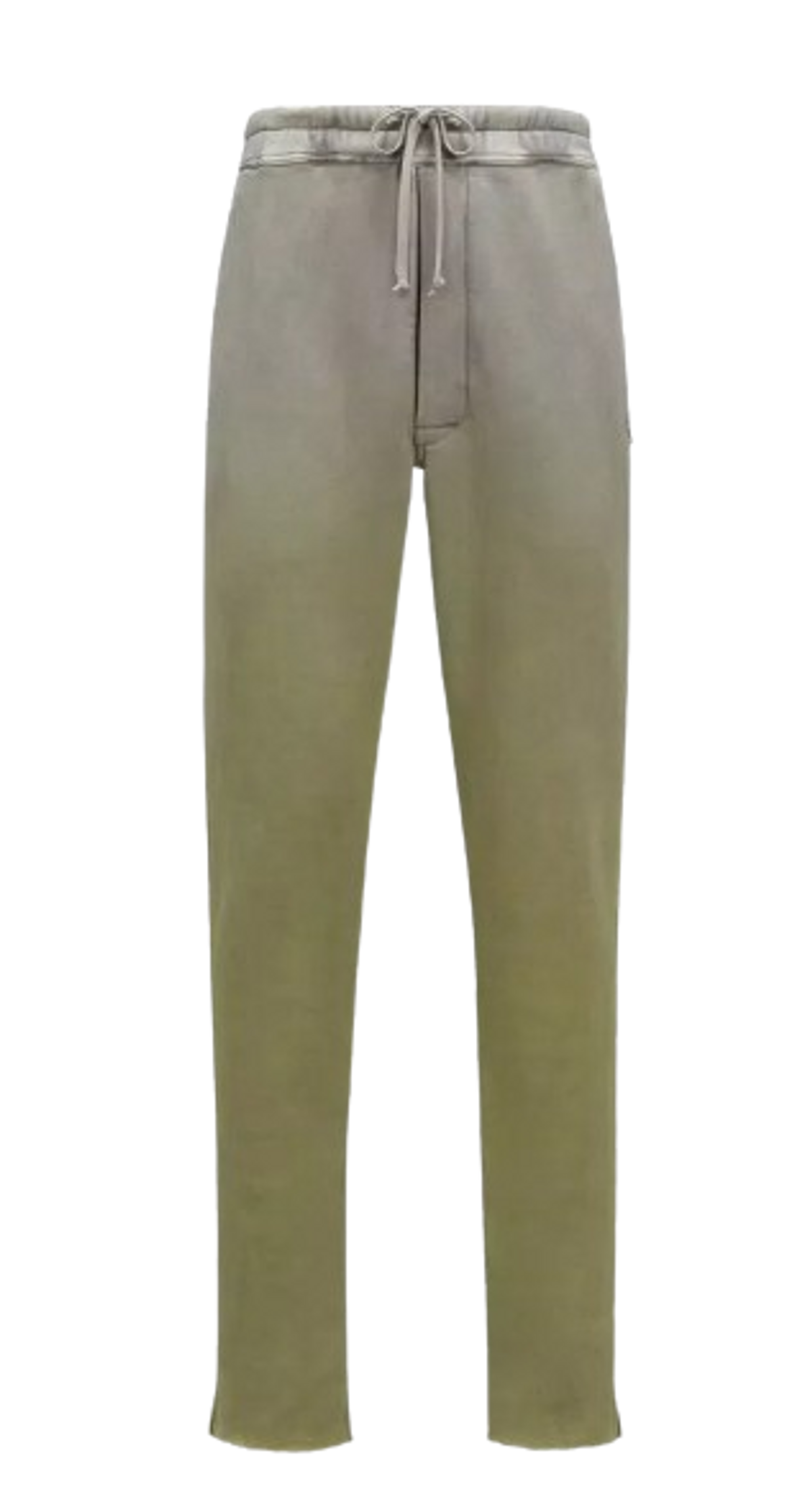 Moncler × Rick Owens Beige Green Fleece Sweatpants