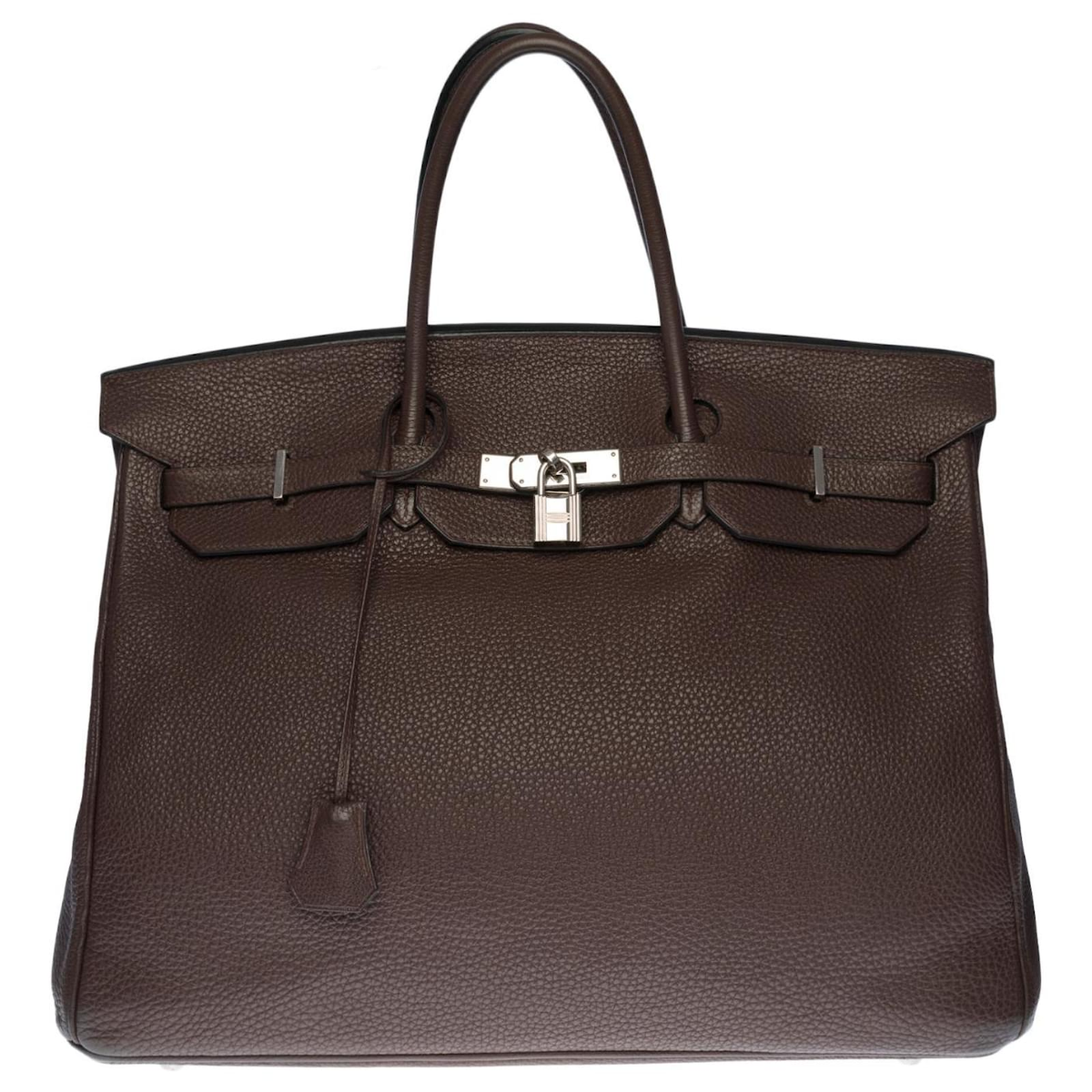 Hermes Brown 40 Birkin Handbag