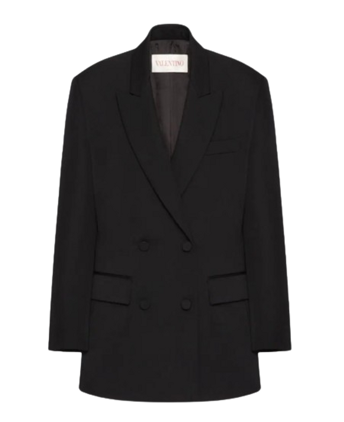 Valentino Virgin Wool Double Breasted Blazer